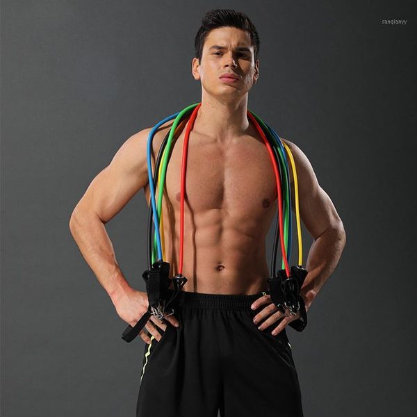 

resistance bands latex home gyms crossfit training exercise yoga tubes pull rope rubber expander elastic fitness with bag1