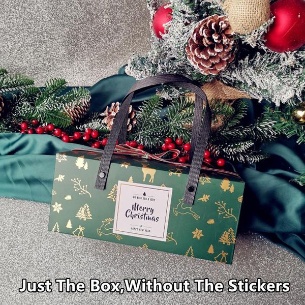 

lbsisi life 5pcs christmas handle gift box candy cookie paper boxes cupcake chocolate biscuit nougat for merry christmas wmtqvq xhhair