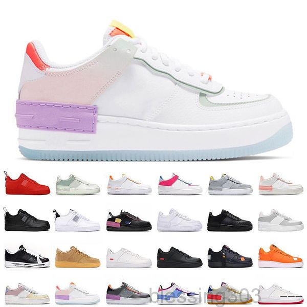 

luxury platform sneakers one 1 womens mens casual shoes force black volt mca university blue forces shadow trainers hkrr