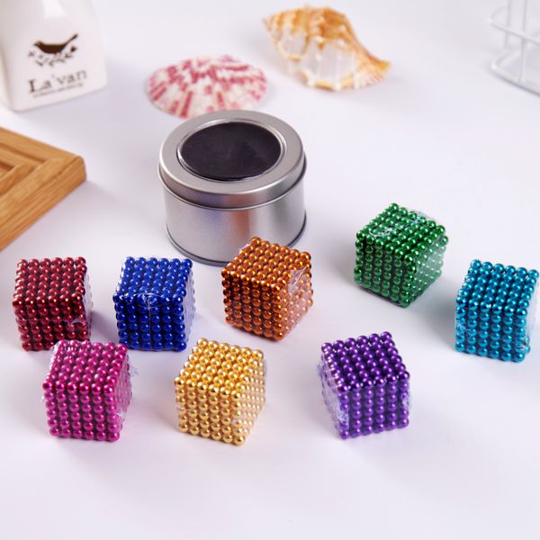 

2020 magnetic blocks magnetic ball buck ball rubik's cube toy ndfeb magic magnetic ball 1000 decompression leisure puzzle