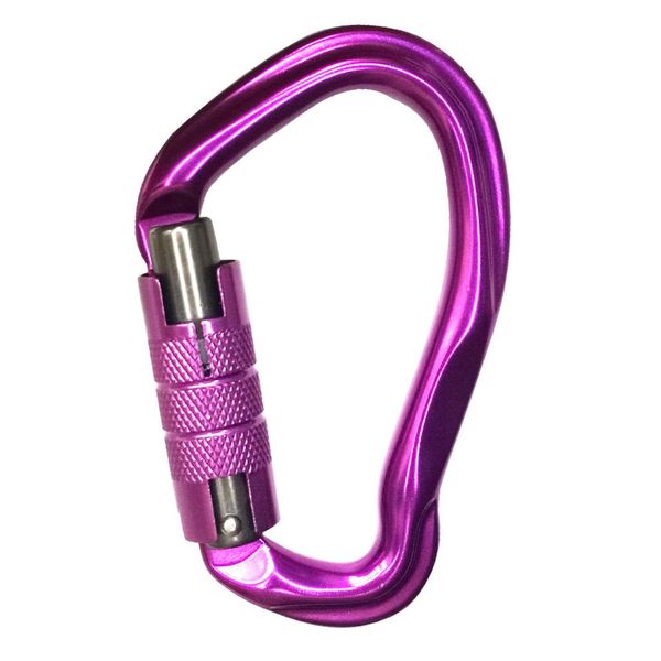 

23kn climbing master lock matic master locking safety buckle mountaineering climbing carabiner climbing caving equipment h wmtikc