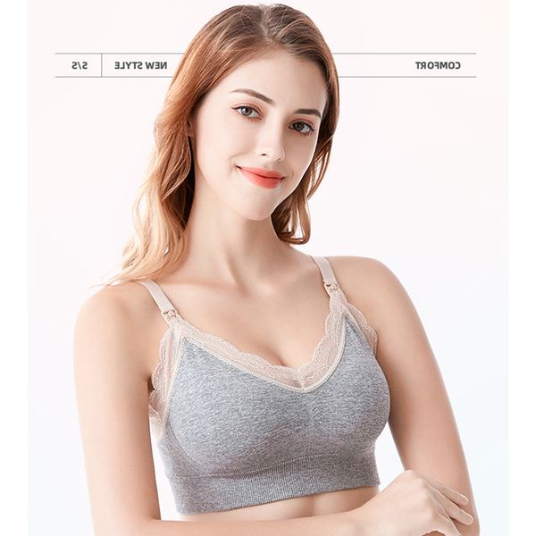 

latest special new bra cotton new women sagging gat pure good, White
