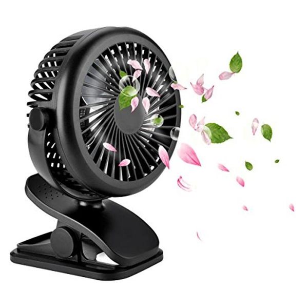 

multifunction clip fan mini rechargeable baby stroller fans portable air cooling usb desk fan with usb 18650 battery output