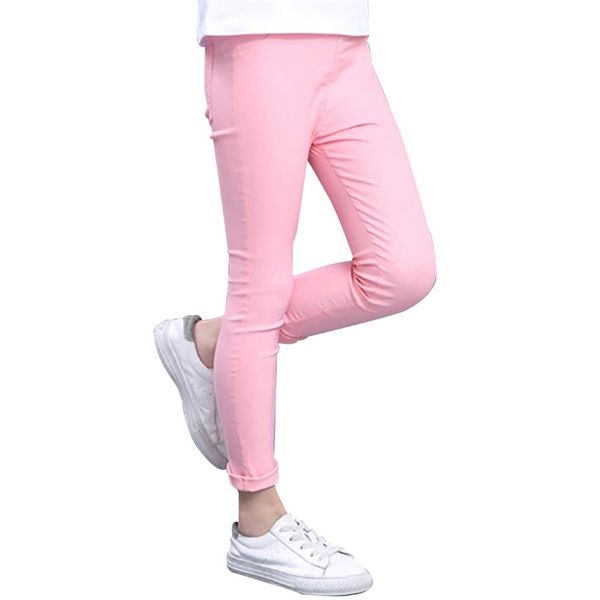 

legging for girls spring girls legging autumn kids legging candy color kids clothing 6 8 12 years teenage girls costume lj201019, Blue