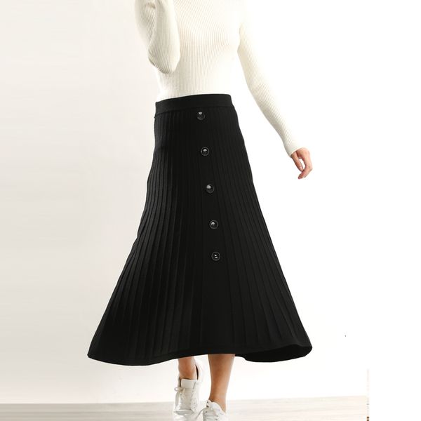 

2021 nightgown long skirt obst, Black