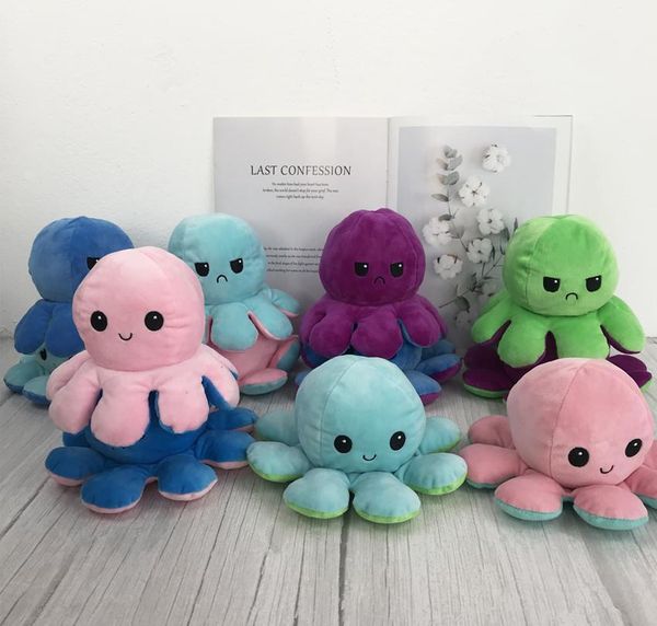 

плюшевые фаршированные подарки аксессуары мягкие дети животных компаньон обратимый животное осьминога плюшевая игрушка дома милая игрушка ку