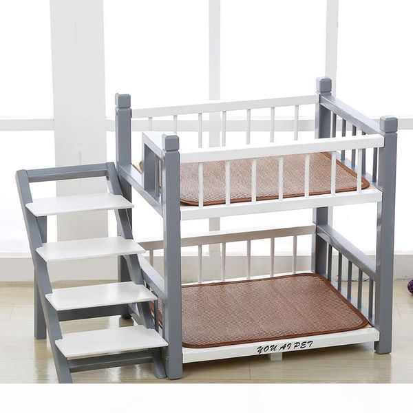 

стильная собака деревянная кровать животное матрас кошка двухъярусная подстилки твердый, клетка, питомник