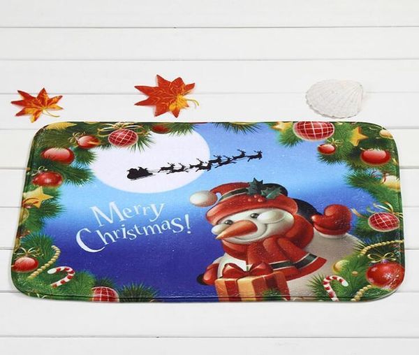 

40*60cm christmas series bath mats anti-slip rugs coral fleece carpet for for bathroom bedroom doormat online1