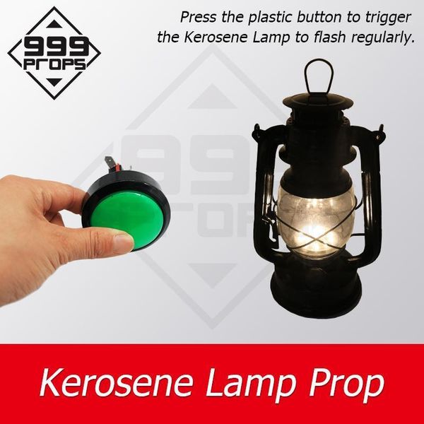 

kerosene lamp prop lantern escape room press button to make the lamp to flash indicate password in a certain rhythm1