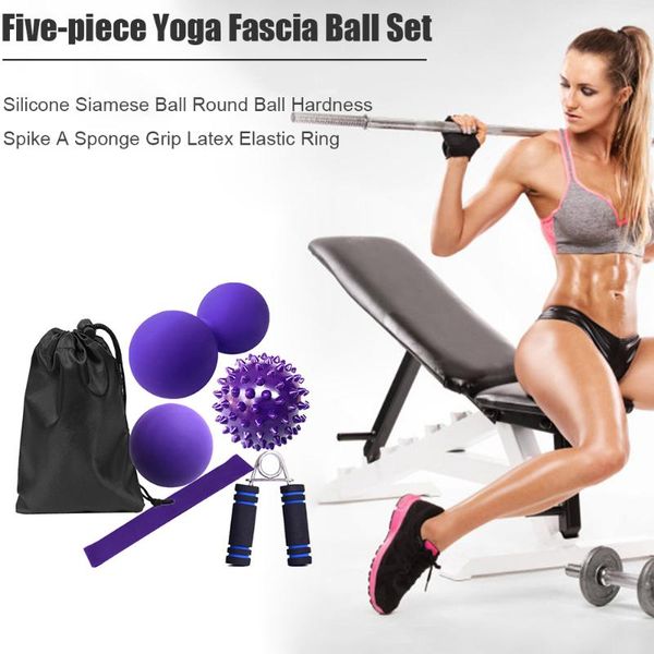 

yoga fitness roller muscle fascia relax body massager gym sport massage ball for effective working-out accessories