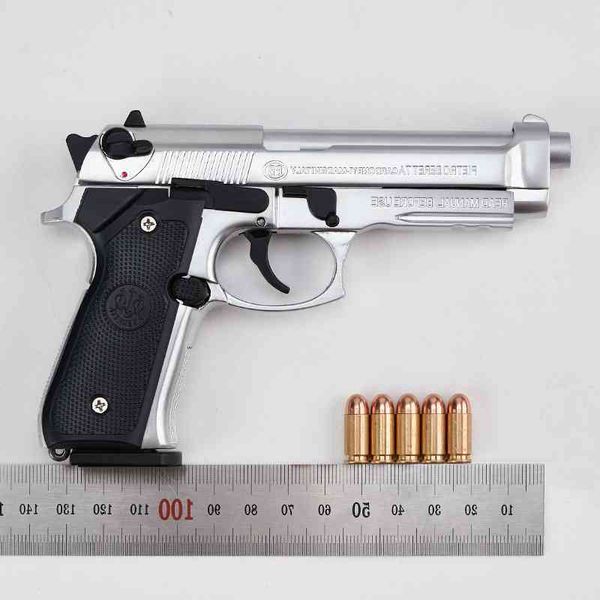 

691: 2.05 metal shell detachable children's toy pistol alloy model big boy gift can not be launched