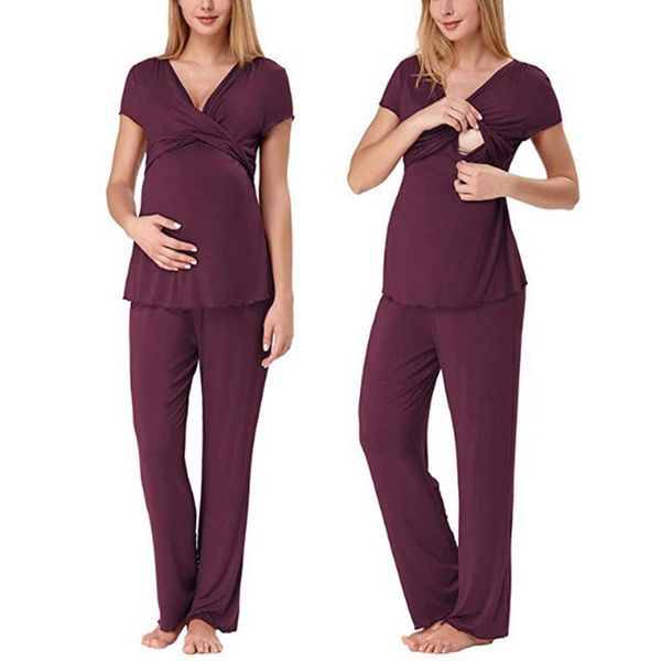 

breastfeeding suit for pregnant women in 2019 010, Black;gray