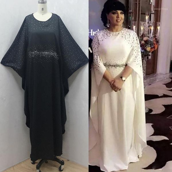 

african dresses for women 2020 new african design bazin long stick diamond short sleeve high collar dashiki dress for lady1, Red