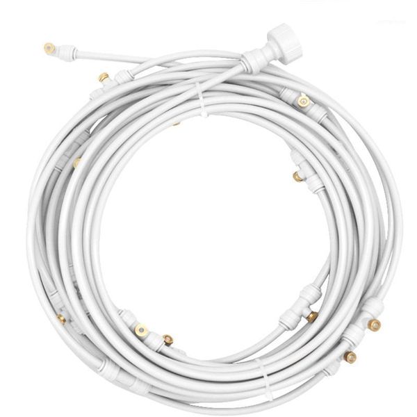 

greenhouse misting fan kit anti rust easy install low pressure spray irrigation outdoor garden cool patio breeze nozzles summer1