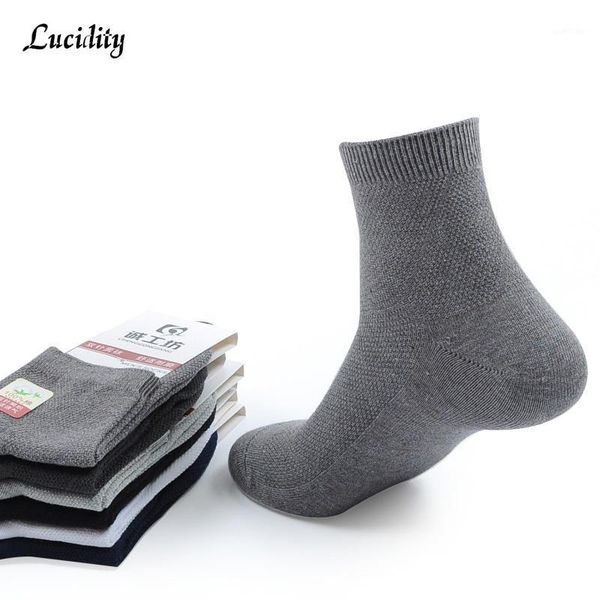 

summer thin short tube socks mens double needle dot breathable cotton socks man brand business male 3pairs/lot=6pieces1, Black