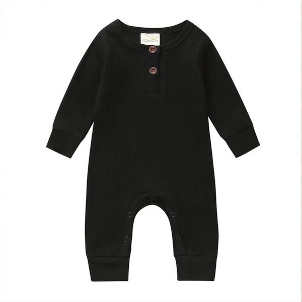

pre sale 2020 infant clothes autumn newborn baby rompers ribbed kids jumpsuit new born boys clothes girl toddler romper f jllraa, Blue
