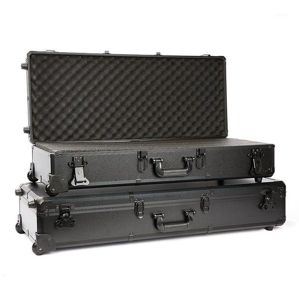 

installation and maintenance of portable aluminum tool box with lock large vehicle storage tool case home multifunctional black1