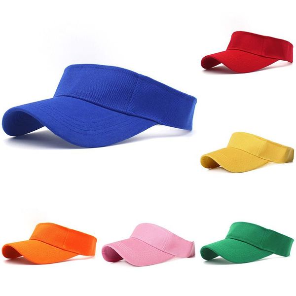 

wide brim hats men women tennis caps sun protective hat empty widen simple breathable sunshade cap women's summer chapeau femme, Blue;gray