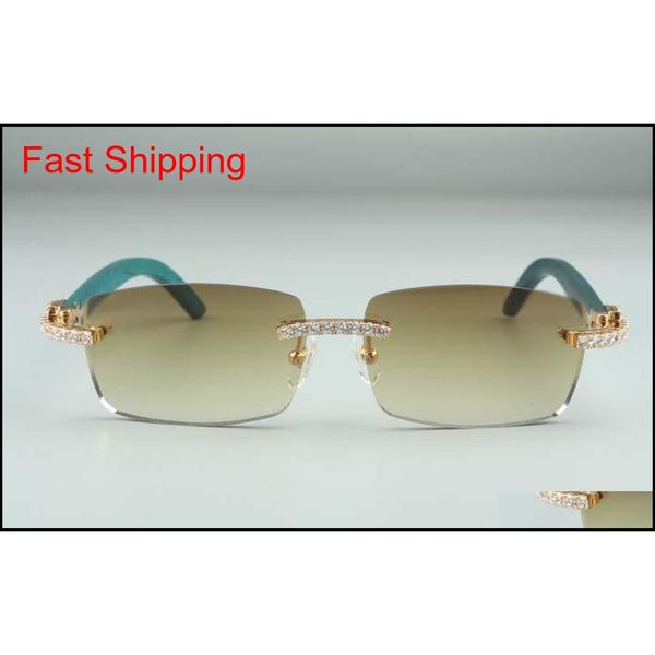 

3524012-11 big diamond sunglasses, green wood glasses, square piece eyeglasses fashion men's and women's bo qylstc homes2007, Black