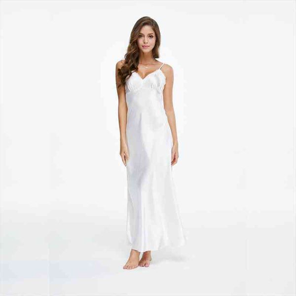 

lace nightgowns v-neck sleepdress white ankle-high nightwear women spaghetti strap nightdress long sleepwears for female sla501w, Black;red