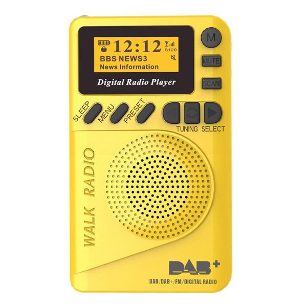 

digital radio portable dab/dab+ digital radio with mp3 player with fm rechargeable battery bluetooth speaker mini pocket