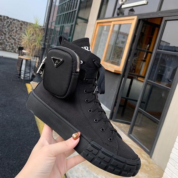 

new products 2021 fashion shoes boots men's classic rainbow high-women's driving shoes luxury casual fashion shoes, Black