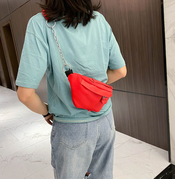 

2020 women waist bag fashion bumbag for woman crackle belt bag lady cross body bag sac banane chest hiphop qs