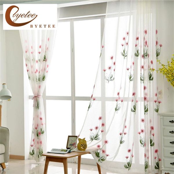 

byetee} european curtain fabrics white gauze european for bedroom living room window gauze tulle kitchen door sheer curtains