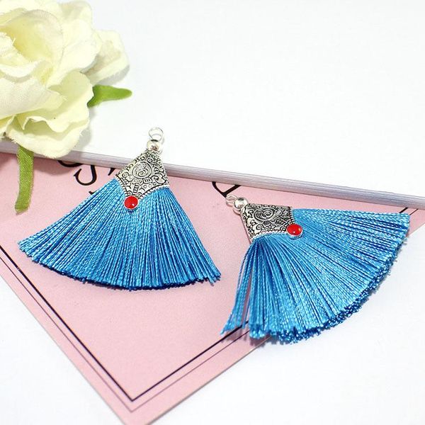 

4pcs 5cm mini silk tassel curtain garments bag decorative accessories diy earrings jewelry fringe trim crafts tassels pendant h wmtcts
