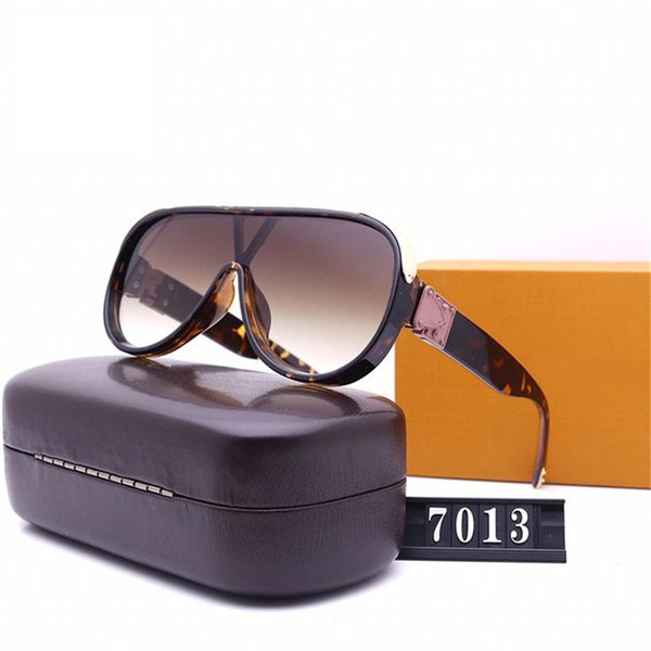 

l7013 designer sunglasses punk style fashion men and women the same luxury sunglasses uv400 protective full-frame lenses glasses, White;black