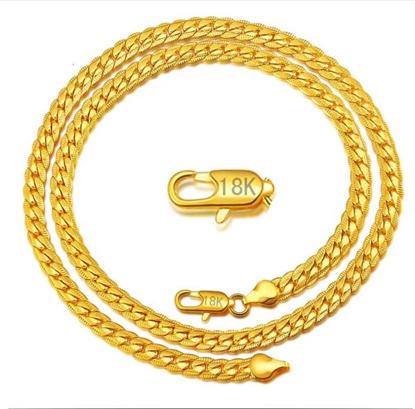

women 18k gold plated necklace fashion men pendant chains necklaces other festive gifts wholesale wy723