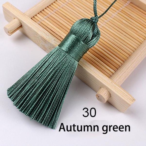 

2pcs 5cm hanging rope fat silk tassels fringe sewing bang tassel trim key tassels for diy embellish curtain accessories parts h jllvle