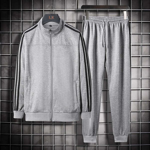 

men's winter autumn leisure fashion and youth trend street sports coat korean outdoor couple suit, Gray