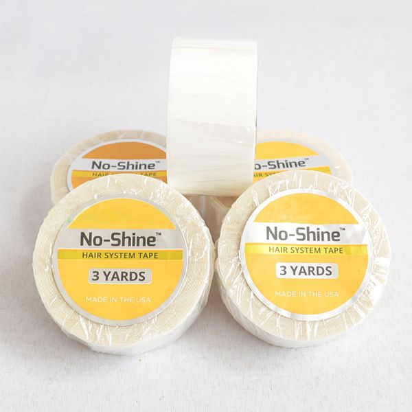 

factory wholesale no-shine hair tape white double sided adhesives tape for hair extension/toupee/lace wig, Black;brown