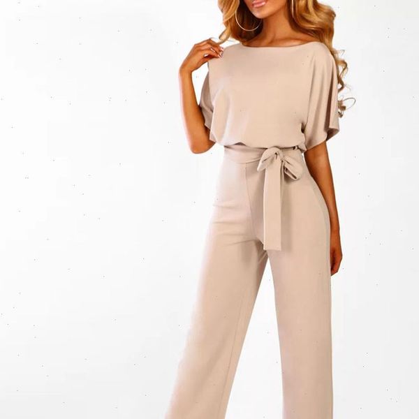 

women cotton bandage jumpsuit summer fashion 2019 short sleeve playsuits clubwear straight leg with belt overalls bodycon 38, Black;white