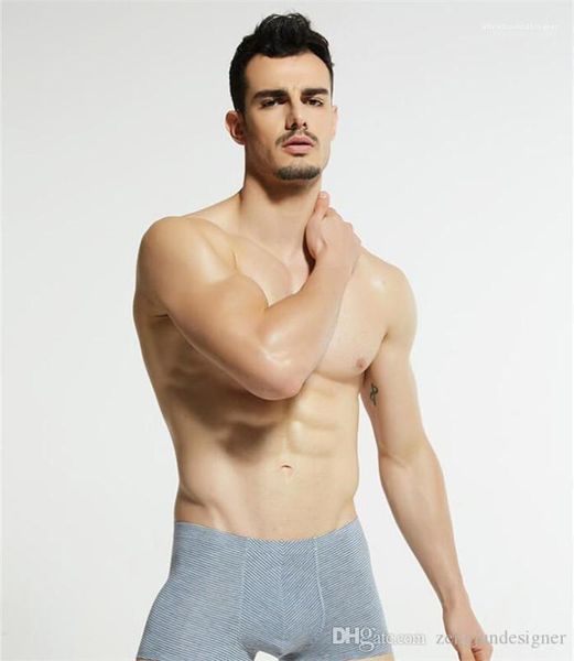 

homme clothing fashion underpants breathable casual apparel mens fashion designer striped print boxers relaxed loose style, Black;white
