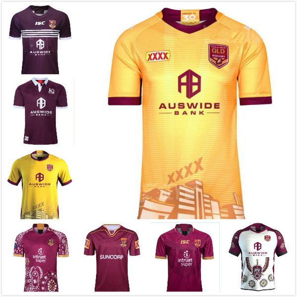 

2020 queensland maroons state of origin jersey size s-m--xl-xxl-3xl-4xl-5xl, Black;gray