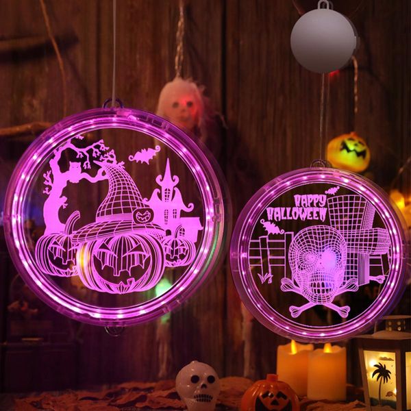 

patimate halloween led light ornament 2020 halloween decorations for home skull pumpkin spider horror halloween party supplies wmtewt