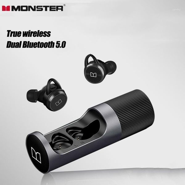 

monster clarity101 bluetooth true wireless in-ear sports running long battery life noise reduction headset1
