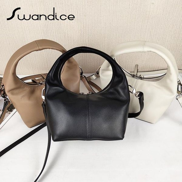 

totes real genuine leather natural calfskin simple hobos handbags crossbody messenger shoulder bags 2021 women female ladies purses