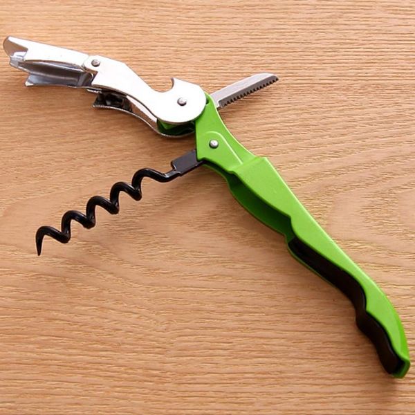 

hippocampus shape knife practical sturdy stainless steel red wine bottle opener portable foldable safe openers new 0 98yr zz