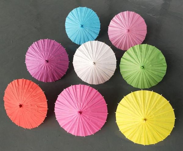 

paper bridal chinese parasols mini colorful craft umbrella diameter 20/30/40/60cm wedding umbrellas for wholesalecpaw