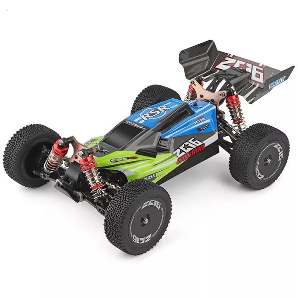 

wltoys 144001 1/14 2.4g 4wd high speed racing vehicle models 60km/h 550 motor rc off-road car rtr t200115