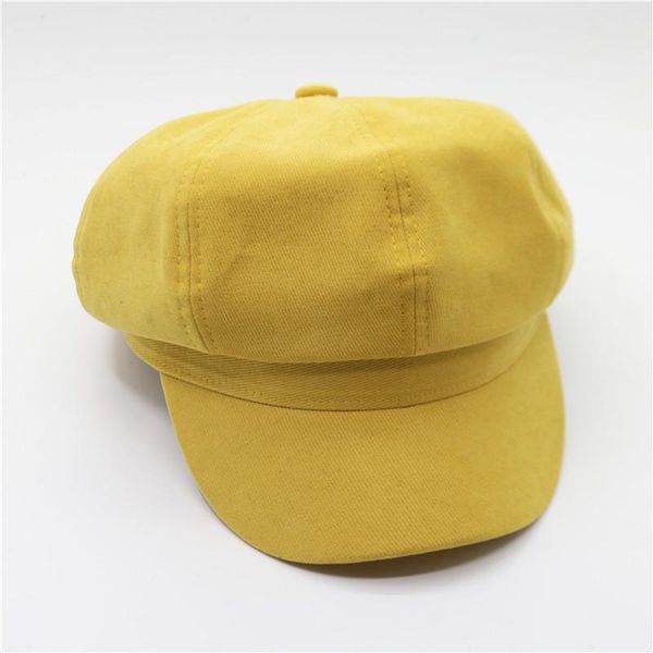 

berets retro autumn winter spring corduroy beret cap women plain solid octagonal sboy vintage painter artist female caps, Blue;gray