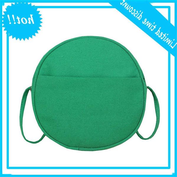 

2020 summer new girl's messenger solid color versatile small fresh ins canvas bag