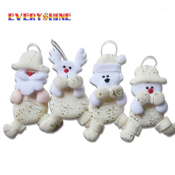 

sale of batch 24pcs santa claus snowman reindeer pendant christmas tree decoration window hanging ornaments for home decor sd2931