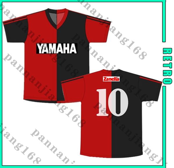 

newell's old boys 1993 1994 retro soccer jersey 93 94 pochettino diego maradona vintage classic football shirt, Black;yellow