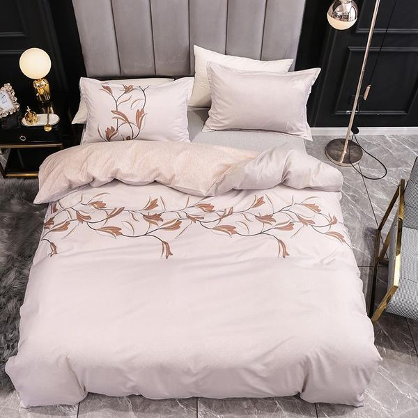 

20 printed bedding sets comforter quilt cover duvet set full king  double single size bed linens white home textile