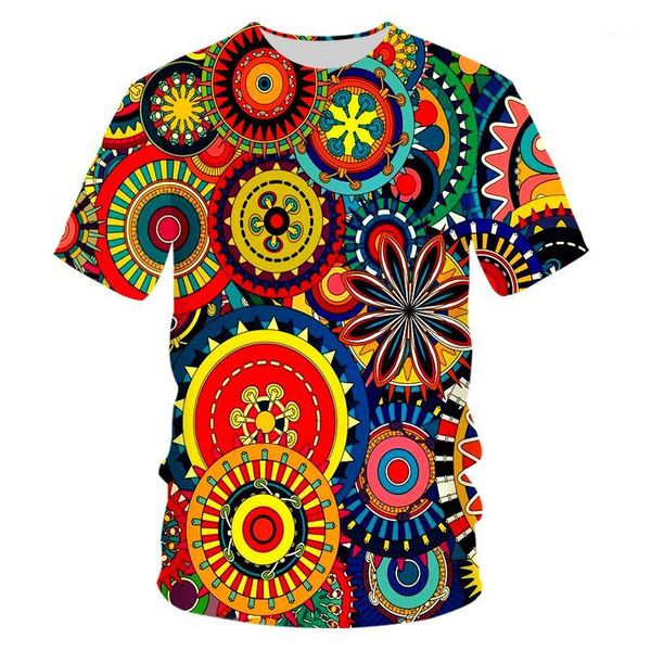 

t shirt men woman 3d printed colorful trippy summer fashion clothes hip hop printed elephant tees1, White;black