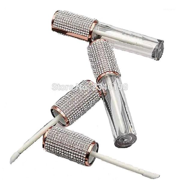 

storage bottles & jars empty round lip gloss tube high grade clear plastic filling bottle cosmetic packaging container containers 10/30/50pc